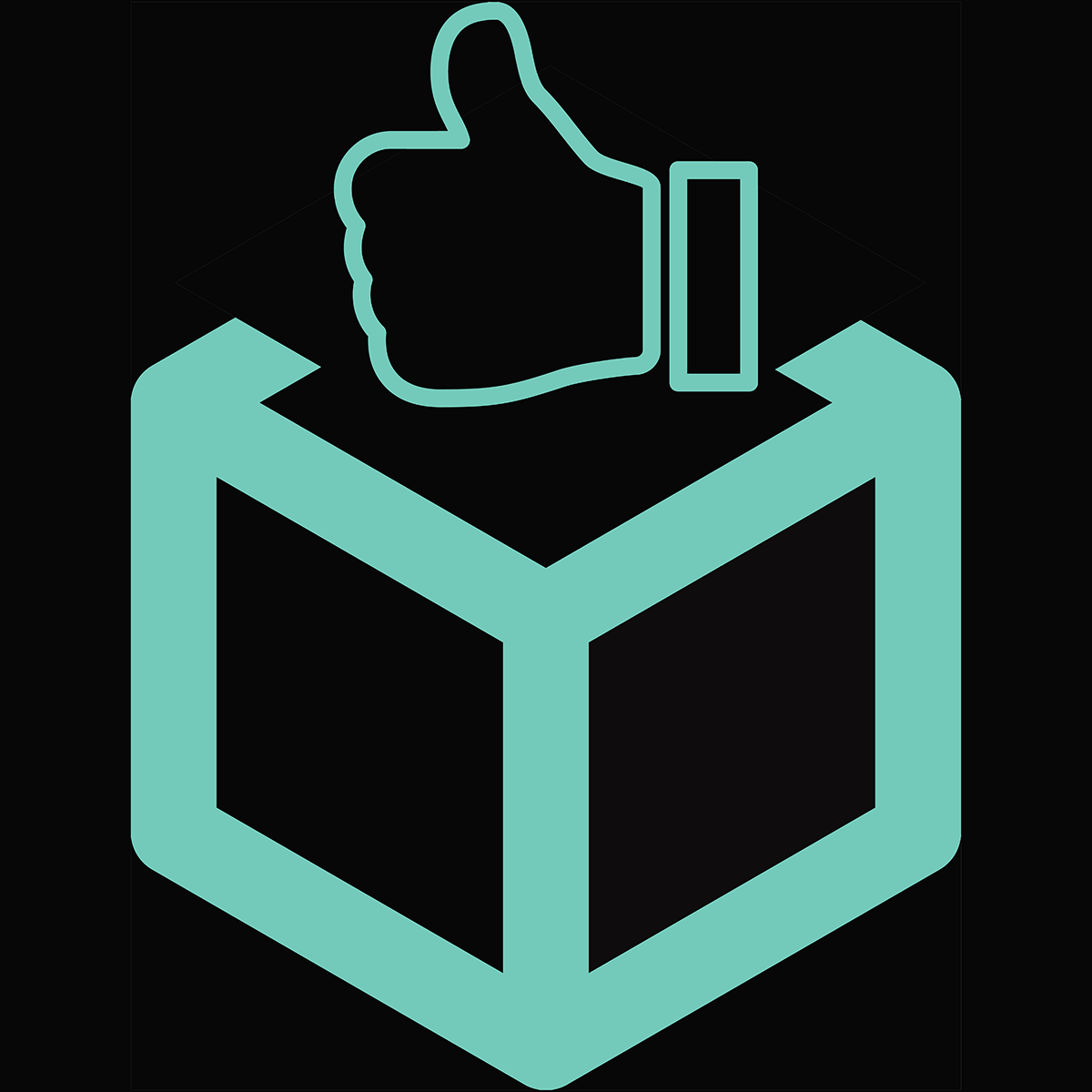 Eco-friendly icon representing Qubes' sustainable design